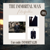 3-delig Tweed Pak Klassiek Navy Chalk Stripe | Peaky Blinders