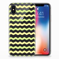 Apple iPhone X | Xs TPU bumper Waves Yellow