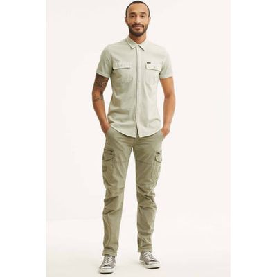 PME Legend tapered fit cargobroek Skytrooper beige PME Legend tapered fit cargobroek Skytrooper beige