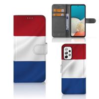 Samsung Galaxy A73 5G | Bookstyle Case | Nederlandse Vlag