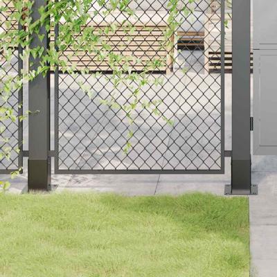 Spokkels vierkant 4 st 81x81 mm gepoedercoat staal antraciet