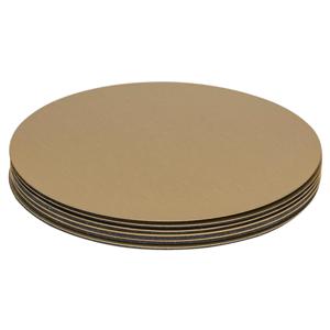 Onderzetters voor glazen - 6x stuks - metallic goud - metaal - 10 x 10 cm