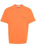 Stone Island t-shirt en coton à logo en relief - Orange