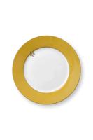 Pip Studio Ontbijtbord Lily&Lotus Uni Geel 21cm