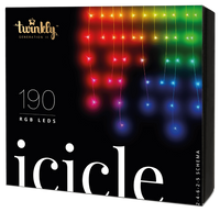 190 RGB LEDs Icicle Lights - Generation II - Twinkly