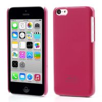 Roze glanzende iPhone 5C hardcase - thumbnail