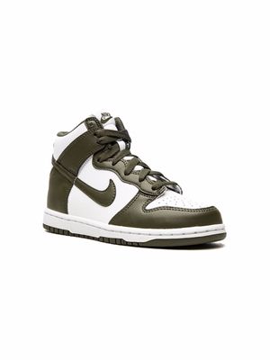 Nike Kids baskets Dunk High - Blanc