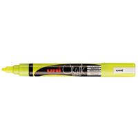 Krijtstift uni-ball rond 1.8-2.5mm fluor geel | 12 stuks