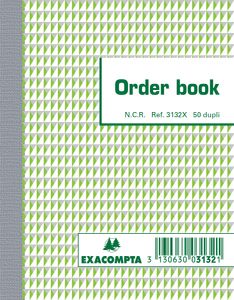 Exacompta orderbook, ft 13,5 x 10,5 cm, dupli (50 x 2 vel)