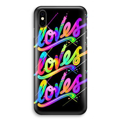 Loves: iPhone Xs Volledig Geprint Hoesje