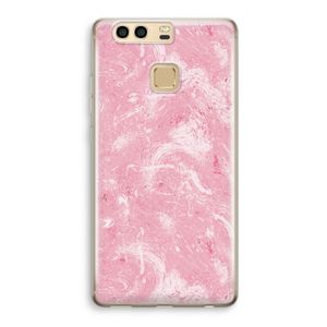 Abstract Painting Pink: Huawei P9 Transparant Hoesje