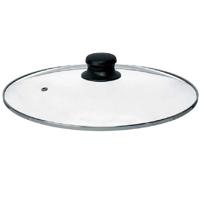 Universele pannendeksel voor pannen van 28,5 cm - glas - stoomgaatje - D28.5 x H6 cm