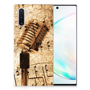 Samsung Galaxy Note 10 Siliconen Hoesje met foto Bladmuziek