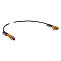 ifm Electronic EVC304 Verbindingskabel Aantal polen (sensoren): 4, 4 Stekker, recht, Bus, haaks 5 m 1 stuk(s)