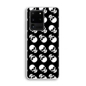 Musketon Skulls: Samsung Galaxy S20 Ultra Transparant Hoesje