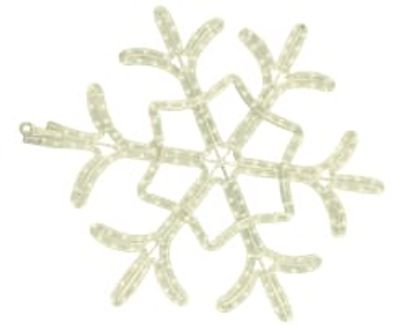 Sneeuwvlok crystal 60x52cm 2400K warmwit licht koppelbaar Prosystem 230V
