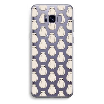 Uilen: Samsung Galaxy S8 Plus Transparant Hoesje