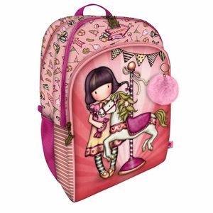 Schoolrugzak Gorjuss Carousel Zalm (34.5 x 43.5 x 22 cm)