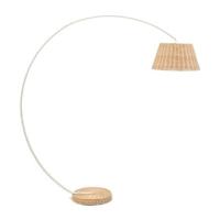 Riviera Maison - Rattan Lumira Floor Lamp - Wit