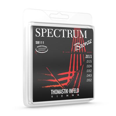 Thomastik SB111 Spectrum Bronze Roundwound Akoestische Snaren (11-52) Thomastik SB111 Spectrum Bronze Roundwound Akoestische Snaren (11-52)