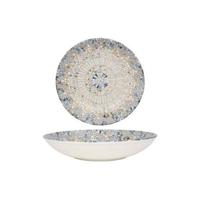 Bonna Diep bord - Luca Mosaic - Porselein - 23 cm (1000cc) - set van 6