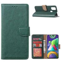 Wallet Case Galaxy A21s Groen met Standaard - thumbnail