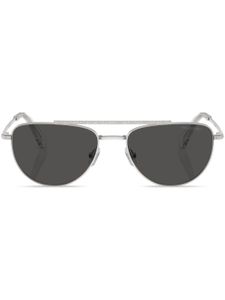 Swarovski lunettes de soleil à monture pilote - Argent