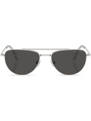 Swarovski lunettes de soleil à monture pilote - Argent