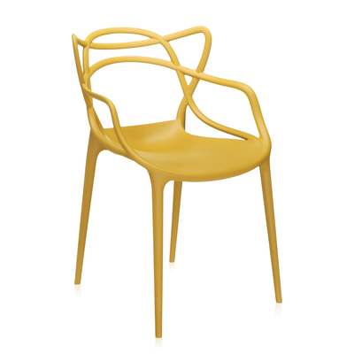 Kartell Masters eetkamerstoel Mosterdgeel