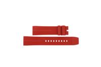 Horlogeband Tag Heuer FT8055 / CAZ101AN Rubber Rood 21.5mm