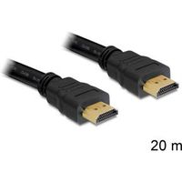 DeLOCK 20m, HDMI - HDMI HDMI kabel HDMI Type A (Standaard) Zwart - thumbnail