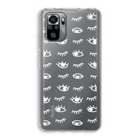 Eye pattern #3: Xiaomi Redmi Note 10S Transparant Hoesje