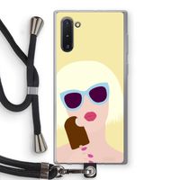Ice cream: Samsung Galaxy Note 10 Transparant Hoesje met koord