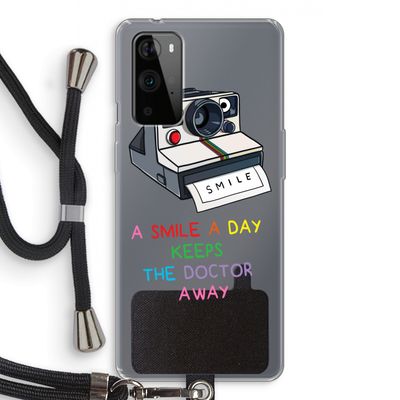 Smile: OnePlus 9 Pro Transparant Hoesje met koord