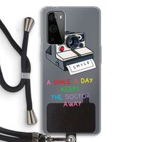 Smile: OnePlus 9 Pro Transparant Hoesje met koord
