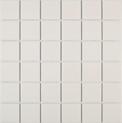 Mozaïek tegels Dover Wit 5x5 Anti-slip 30,6x30,6 - Vierkant Wand en vloer Ongeglazuurd porseleinen steengoed