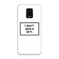 Don't give a shit: Xiaomi Redmi Note 10 Lite Transparant Hoesje