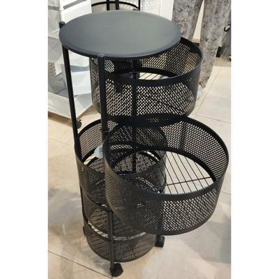 Bijzettafel Home ESPRIT Zwart