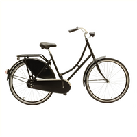 Omafiets mat zwart 57cm export RE1063