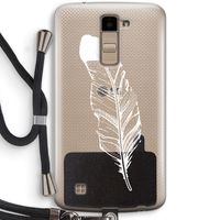 Pluim: LG K10 (2016) Transparant Hoesje met koord