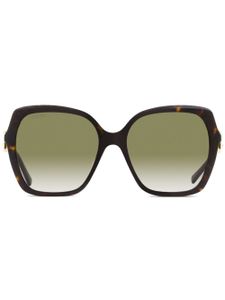 Jimmy Choo Eyewear lunettes de soleil Manon à monture oversize - Marron