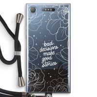 Good stories: Sony Xperia XZ1 Transparant Hoesje met koord