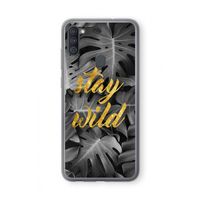 Stay wild: Samsung Galaxy A11 Transparant Hoesje