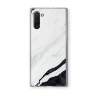Elegante marmer: Samsung Galaxy Note 10 Transparant Hoesje