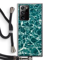 Weerkaatsing water: Samsung Galaxy Note 20 Ultra / Note 20 Ultra 5G Transparant Hoesje met koord