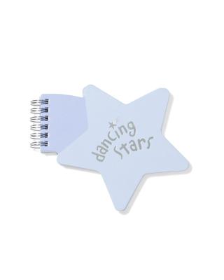 051 Notitieboek Stervorm Gelinieerd (blauw)