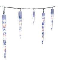 Ijspegel lichtsnoer - 10 ijspegels - 63 led lampjes - helder en warm wit - 140 cm Ijspegel lichtsnoer - 10 ijspegels - 63 led lampjes - helder en warm wit - 140 cm