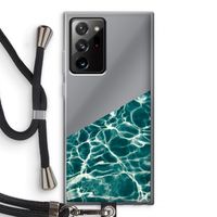 Weerkaatsing water: Samsung Galaxy Note 20 Ultra / Note 20 Ultra 5G Transparant Hoesje met koord