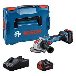 Bosch Professional GWX 18V-15 SC Accu Haakse Slijper 125mm 18V 8,0Ah BITURBO in L-Boxx - 06019H6501