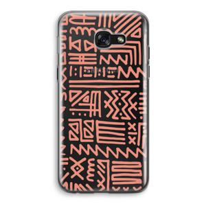 Marrakech Pink: Samsung Galaxy A5 (2017) Transparant Hoesje